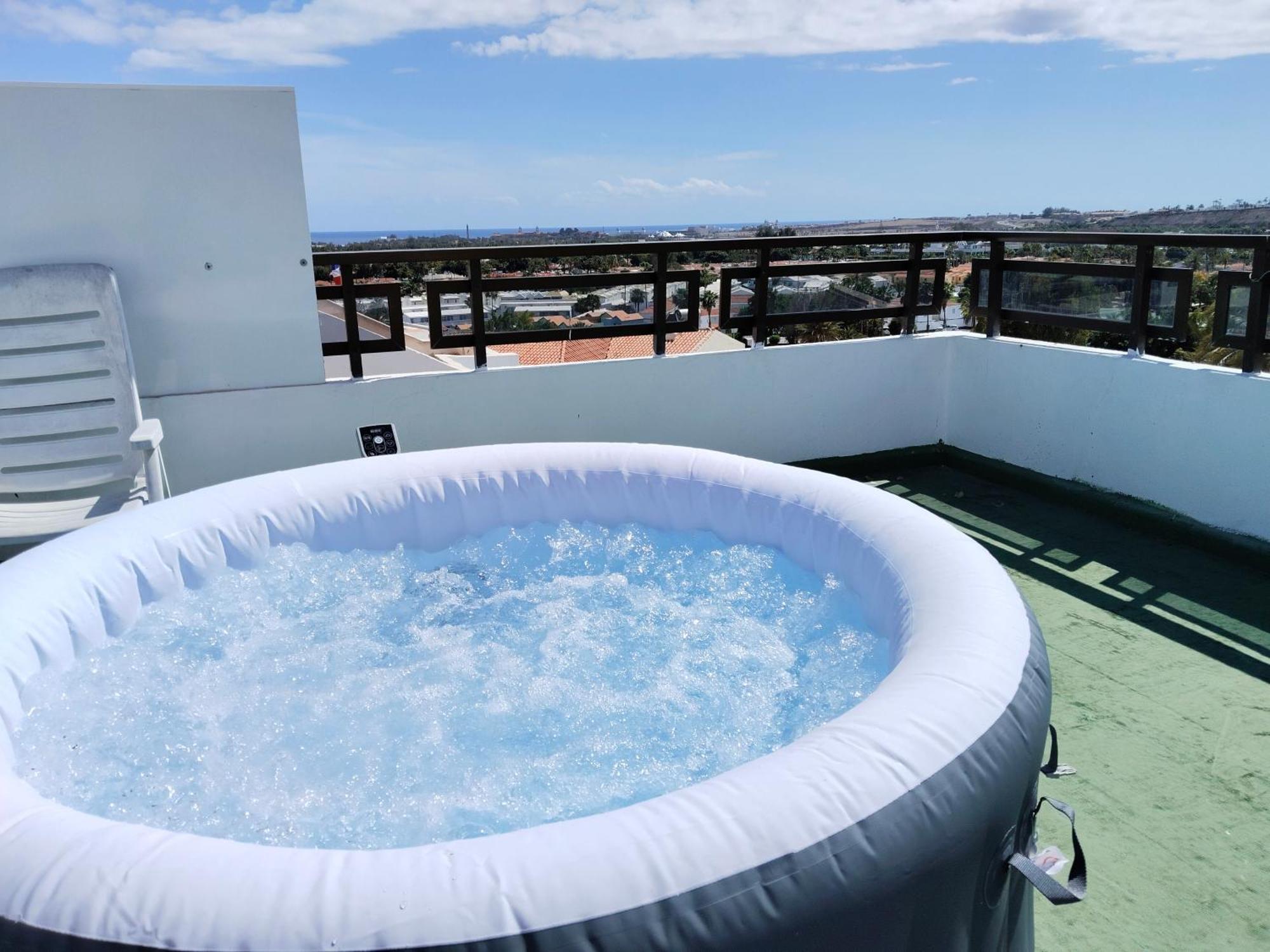 Vv Las Buganvillas Maspalomas - Cocina Y Habitaciones Con Banos Privados Exterior photo